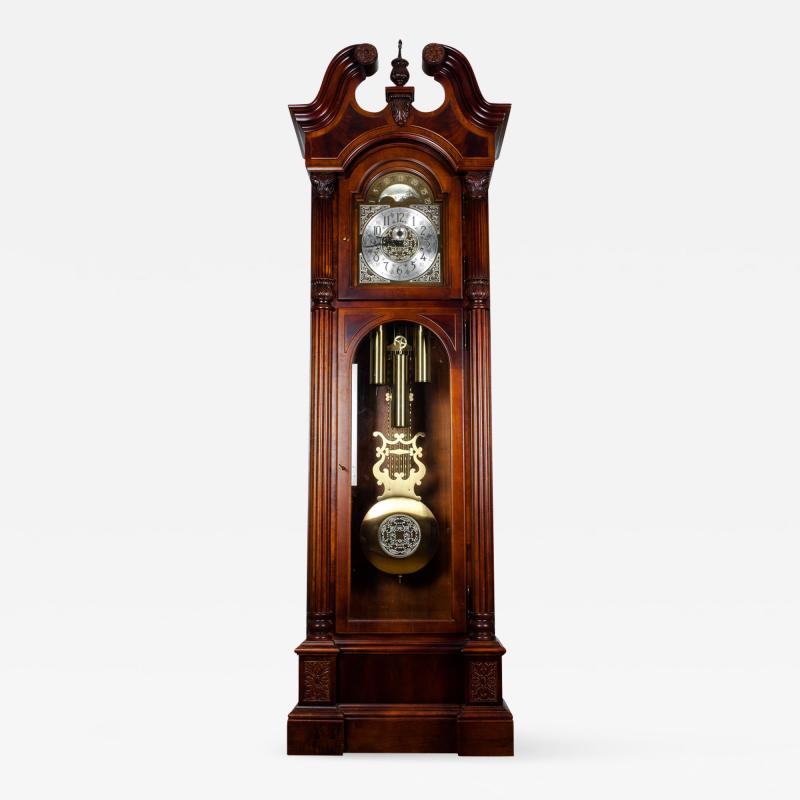 Vintage Mahogany Grand Fathers Clock