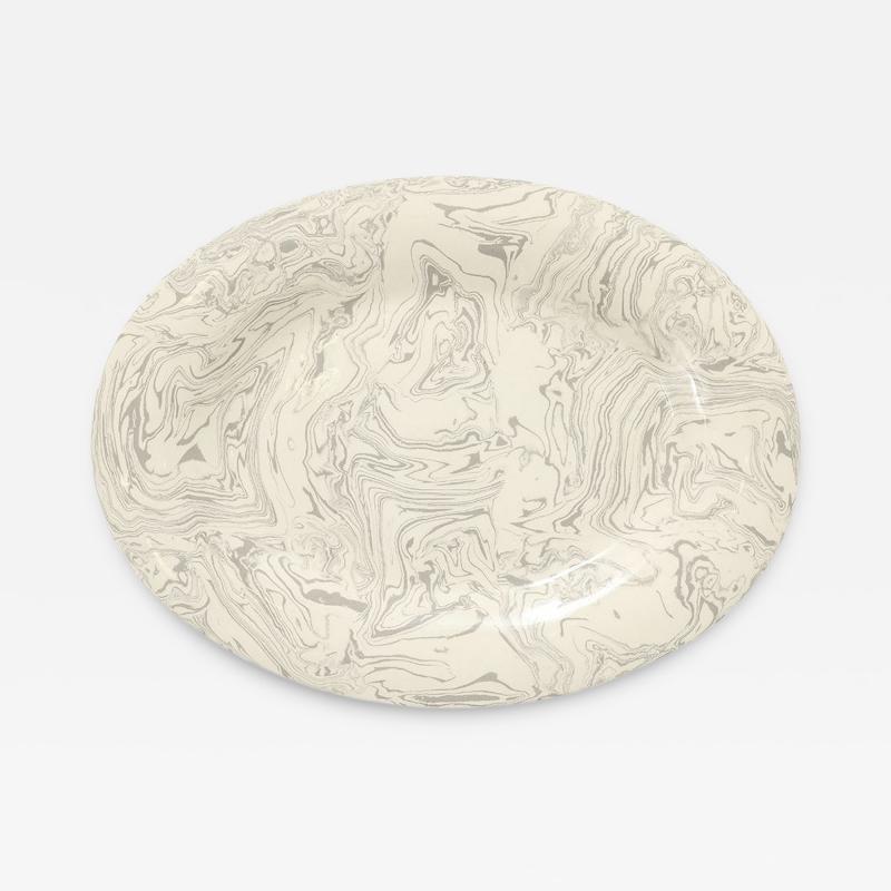 Vintage Marbleized Platter