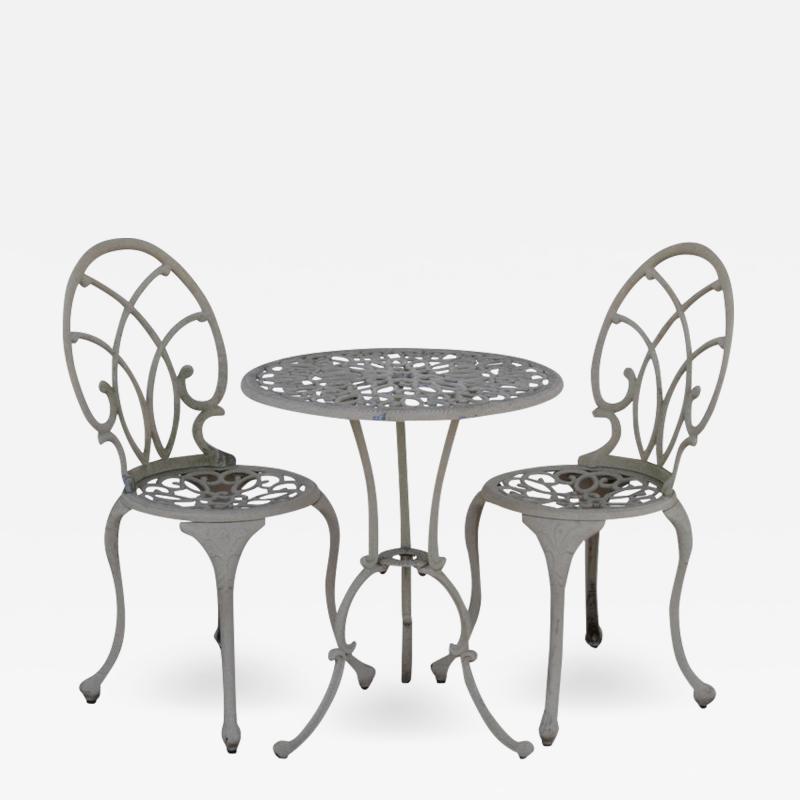 Vintage Metal Patio Bistro Set