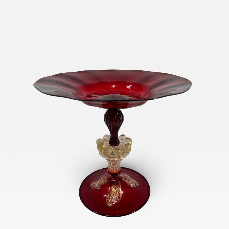 Vintage Murano Glass Compote