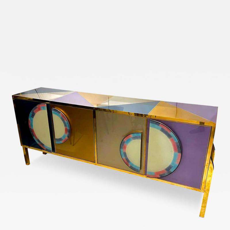Vintage Murano Glass Sideboard