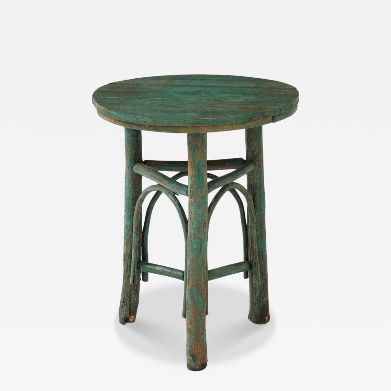Vintage Painted Adirondack Table