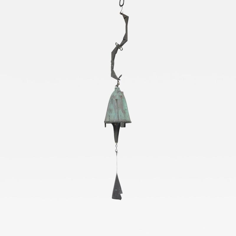 Vintage Paolo Soleri Arconsanti Windbell Wind Chime in Patinated Bronze