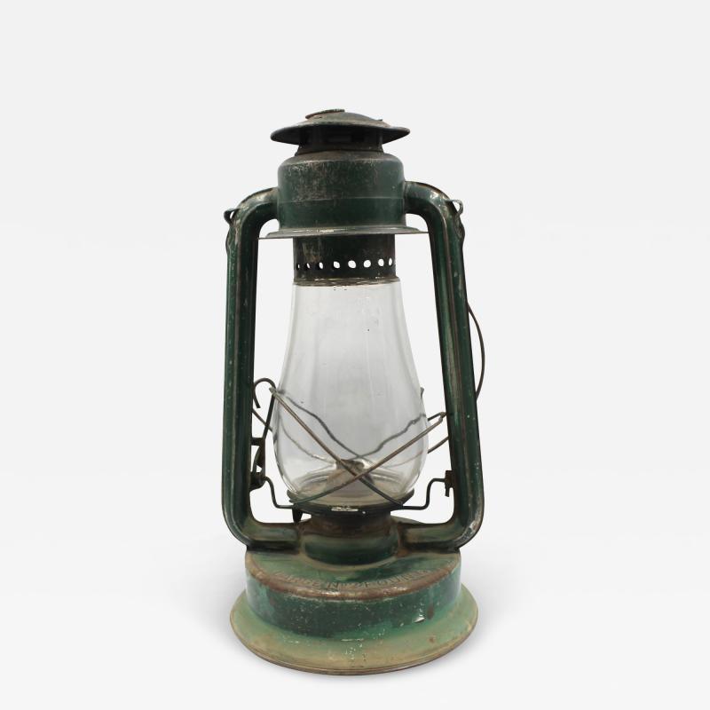 Vintage Paulls Leader No 2 Fount Green Lantern