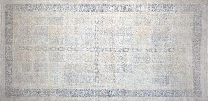 Vintage Persian Kerman Rug 125 x 254 