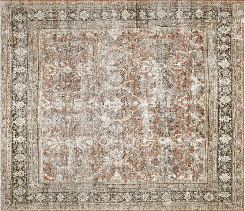 Vintage Persian Mahal Rug 1111 x 136 