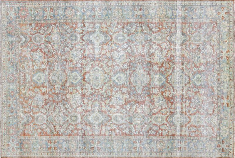 Vintage Persian Mahal Rug 7 x 105 