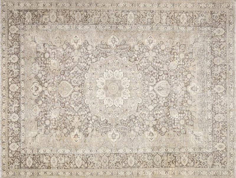 Vintage Persian Tabriz Rug 107 x 140 