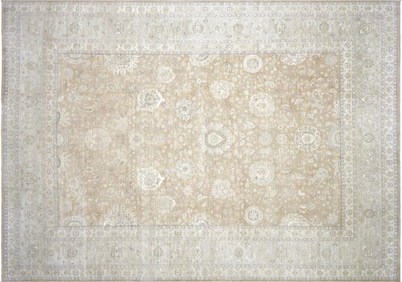 Vintage Persian Tabriz Rug 88 x 124 