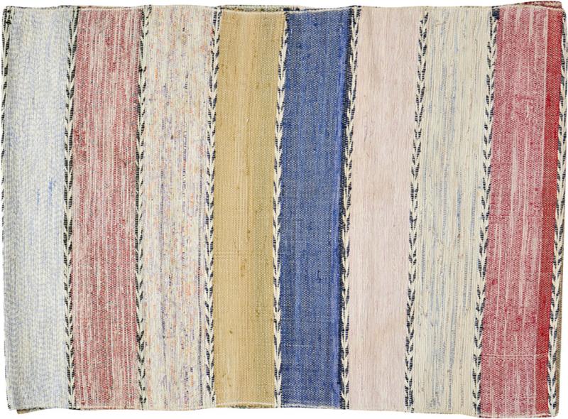 Vintage Rag Rug Runner 3