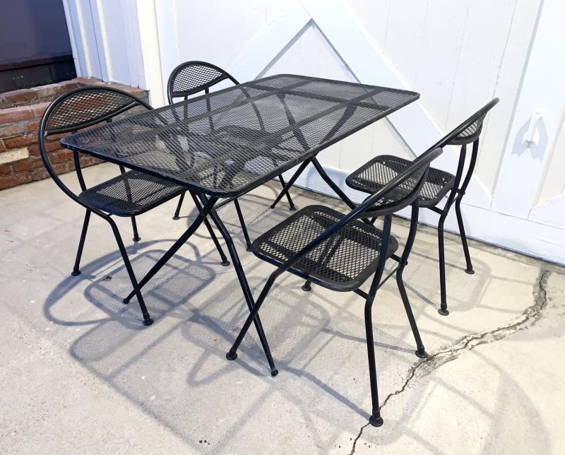 John Salterini Vintage Salterini by RidJid Folding Patio Set