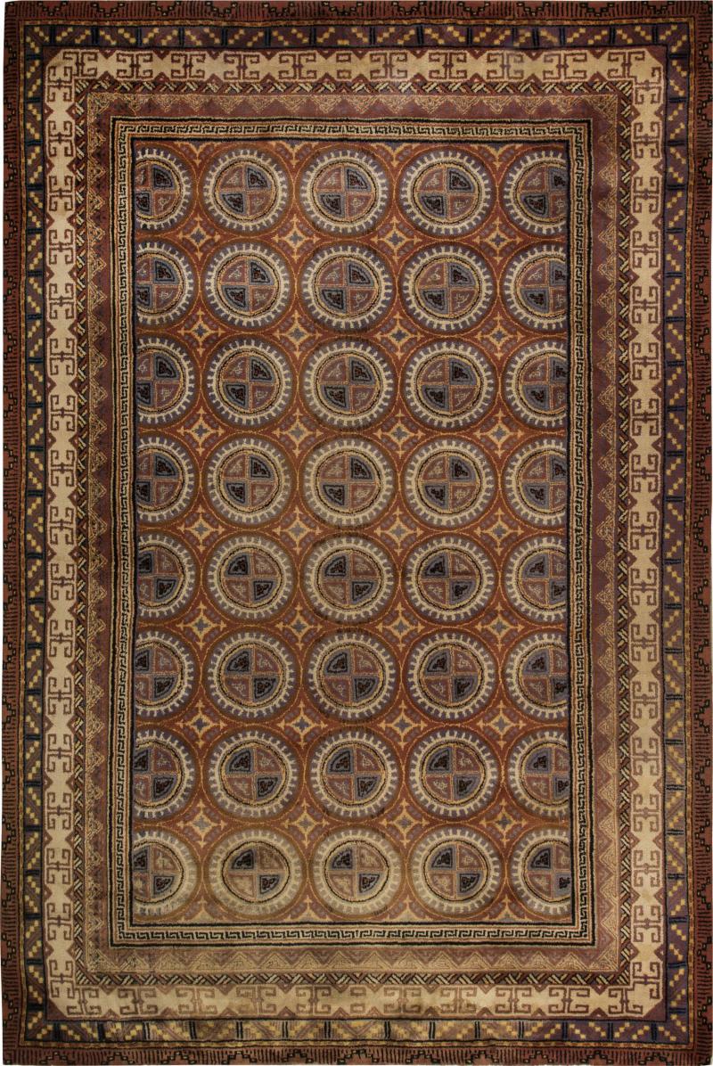 Vintage Spanish Handmade Wool Rug