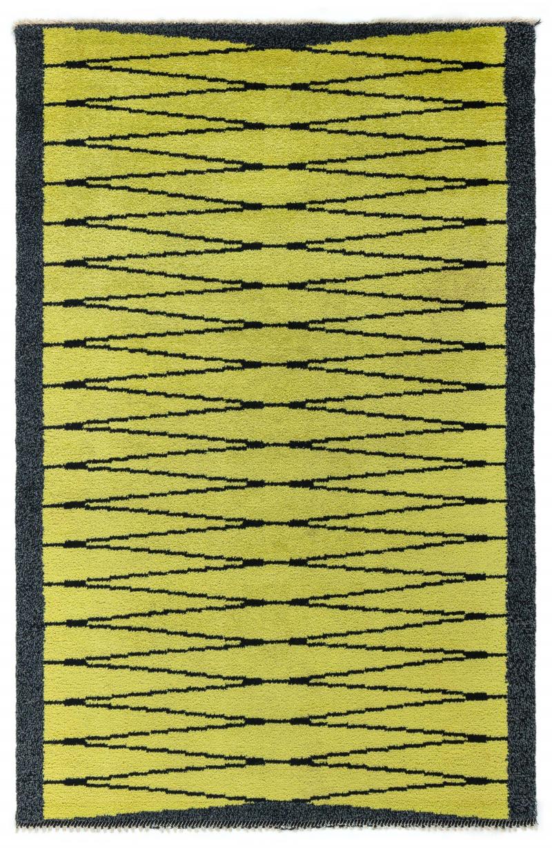Vintage Swedish Pile Rug