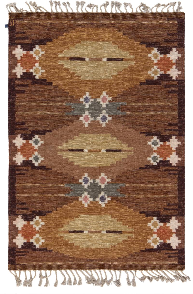 Vintage Swedish Rug By Ingegerd Silow