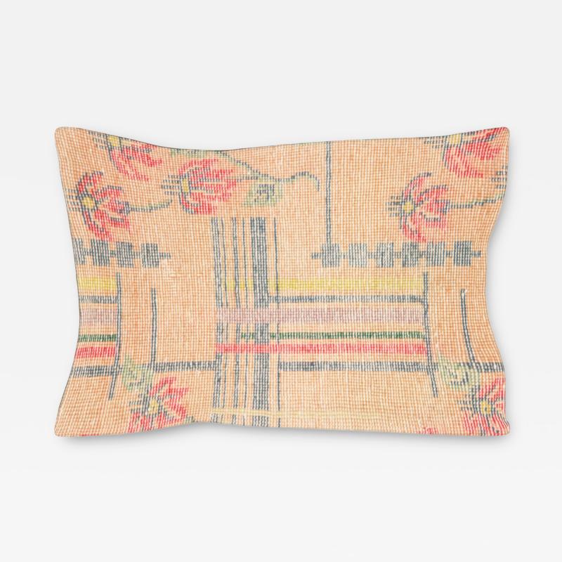 Vintage Turkish Mid Century Modern Pillow 16 x 23 