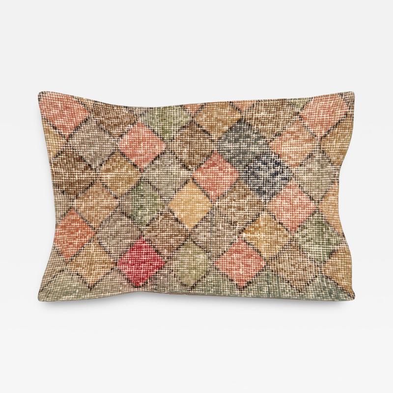 Vintage Turkish Mid Century Modern Pillow 16 x 23 
