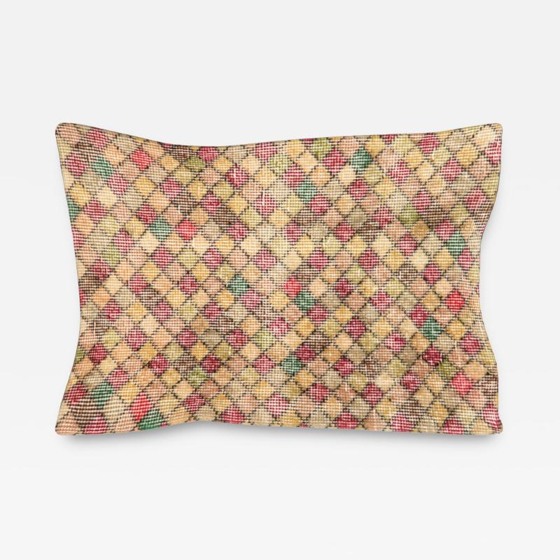Vintage Turkish Mid Century Modern Pillow 16 x 23 