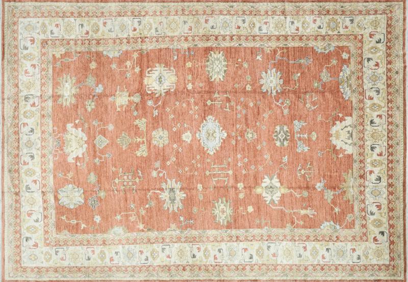 Vintage Turkish Oushak Rug 1011 x 159 