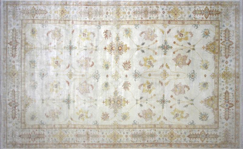Vintage Turkish Oushak Rug 122 x 1910 
