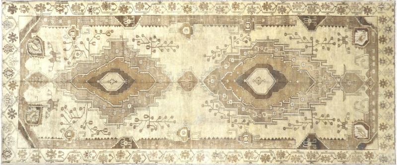 Vintage Turkish Oushak Rug 611 x 167 