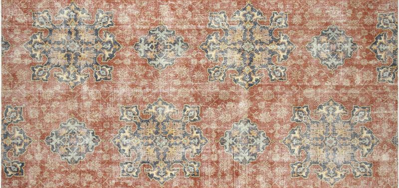 Vintage Turkish Oushak Rug 710 x 167 