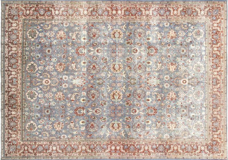 Vintage Turkish Oushak Rug 73 x 103 