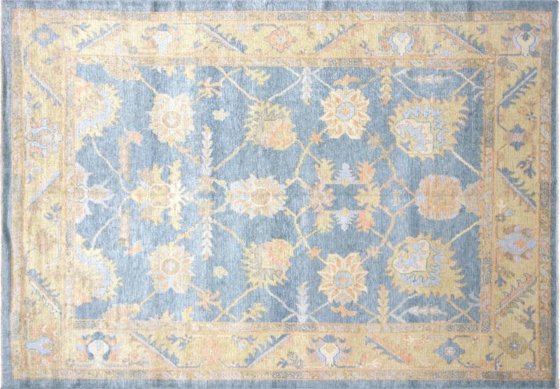 Vintage Turkish Oushak Rug 78 x 1010 
