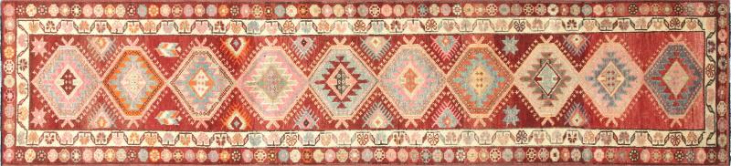 Vintage Turkish Oushak Runner 211 x 129 