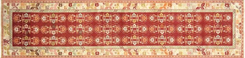 Vintage Turkish Oushak Runner 32 x 1210 