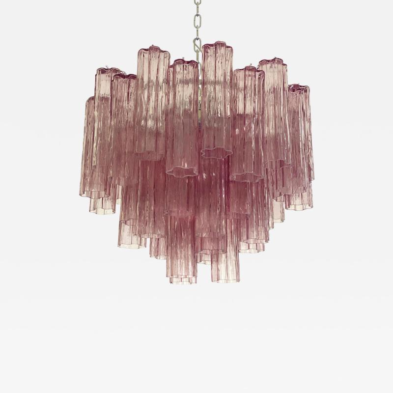 Violet Ametista Tronchi Murano Glass Chandelier