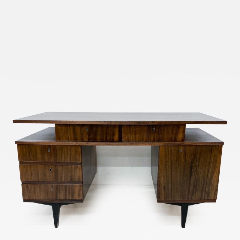 Vittorio Dassi Mobilificio Dassi Dassi 1950s Floating Italian Executive Desk Style of Vittorio Dassi Italy