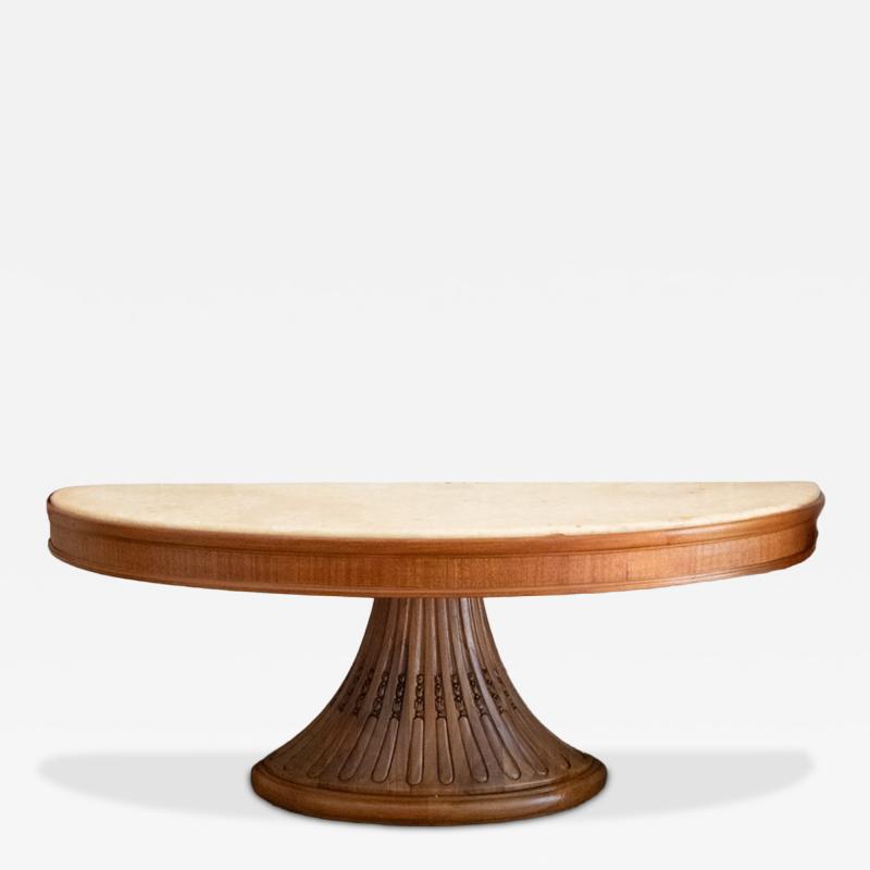 Vittorio Dassi Mobilificio Dassi Dassi Demilune Console By Vittorio Dassi 1940s