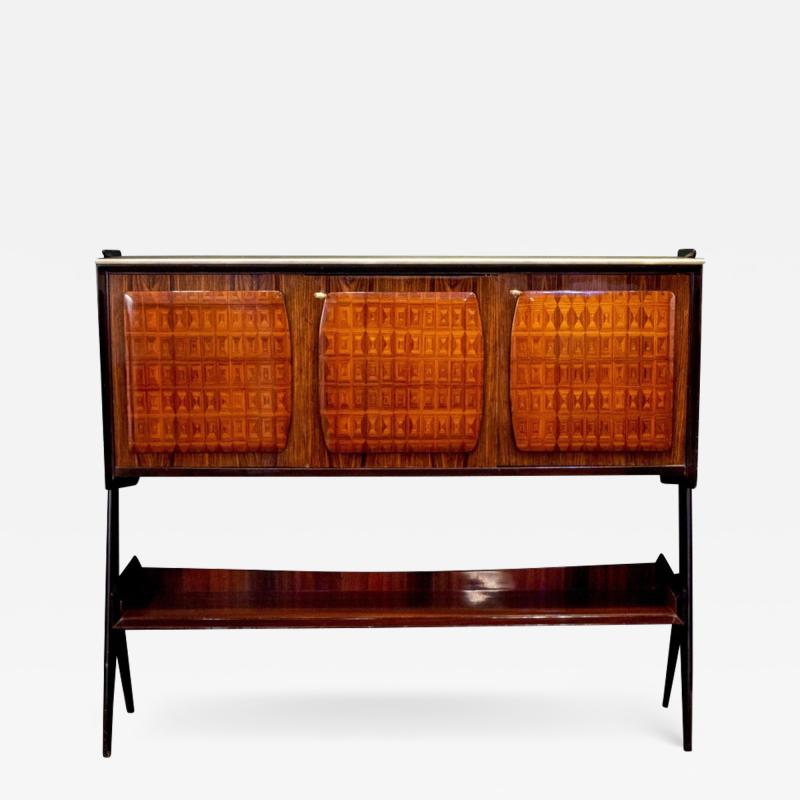 Vittorio Dassi Mobilificio Dassi Dassi Vittorio Dassi Design Midcentury Sideboard or Bar Cabinet 1950s