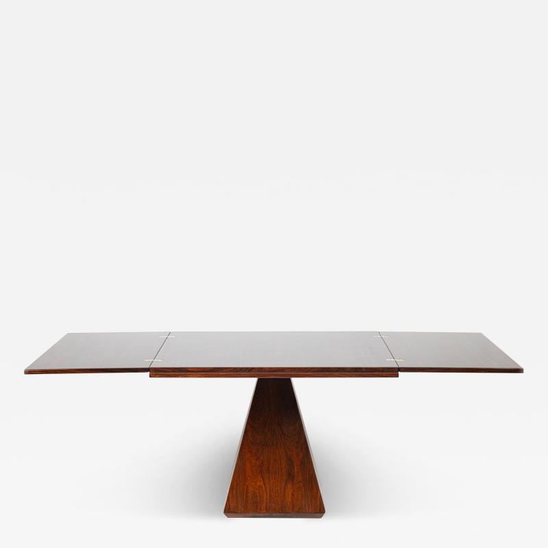 Vittorio Introini Geometric expanding dining table Italy c1960