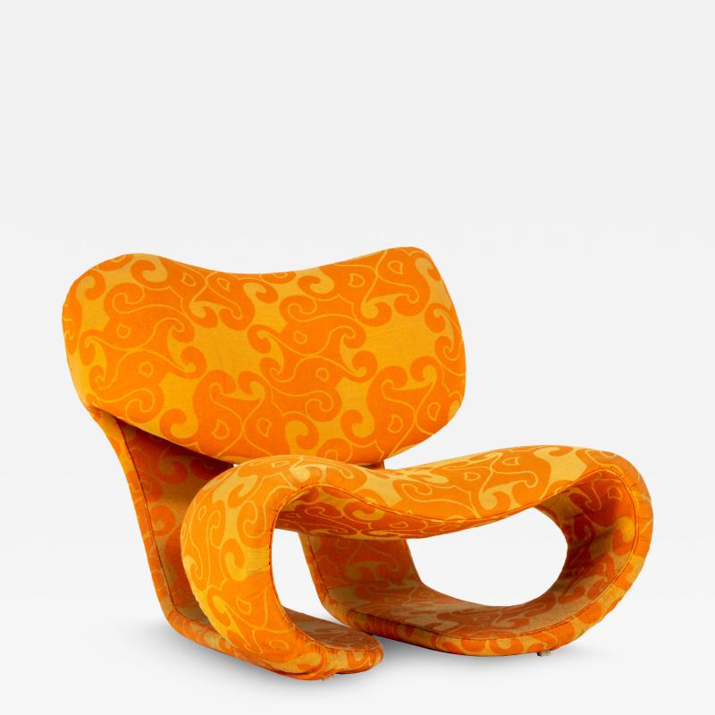 Vittorio Introini Scultura 190 Lounge Chair by Vittorio Introini for Saporiti