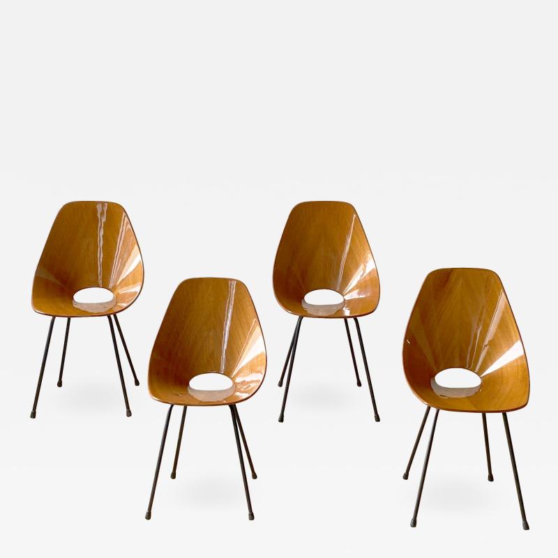 Vittorio Nobili SET OF FOUR MEDEA CHAIRS BY VITTORIO NOBILI FOR FRATELLI TAGLIABUE