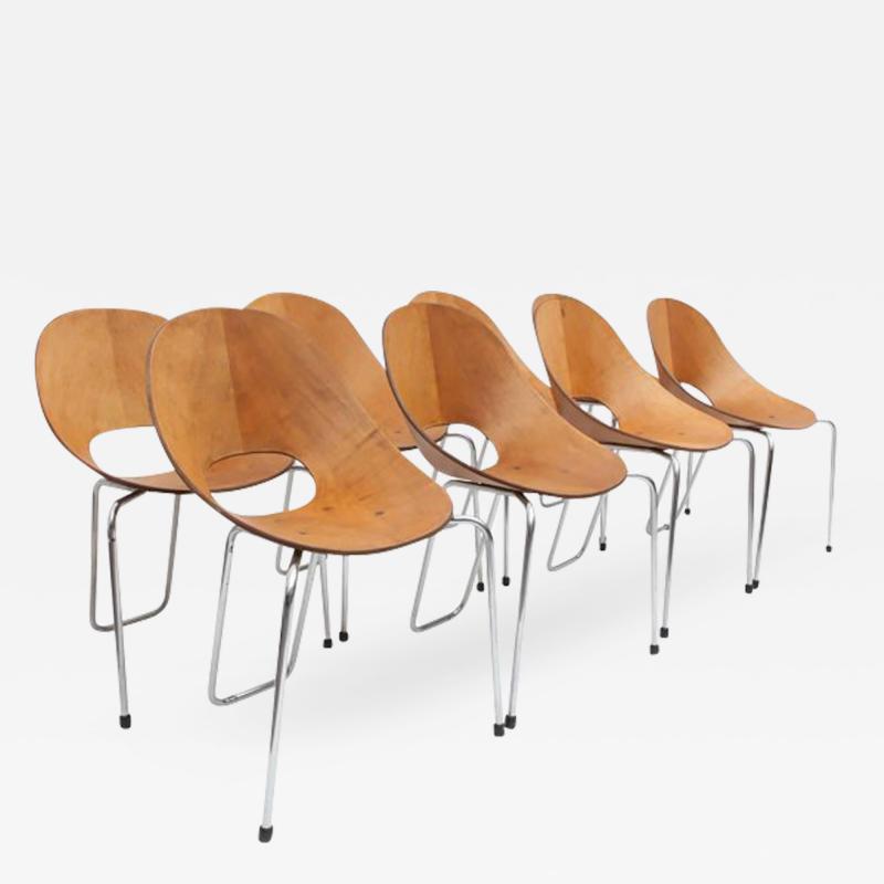 Vittorio Nobili Set of Eight Vittorio Nobili Chairs