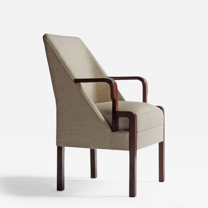 Vittorio Valabrega Italian Art Deco Armchair by Vittorio Valabrega Italy 1932