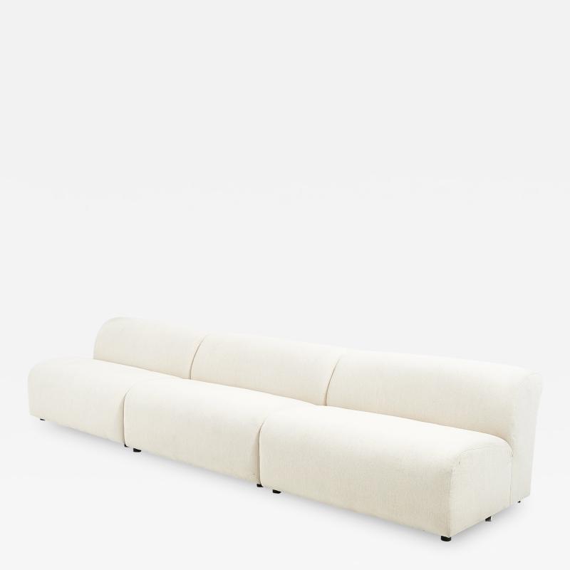 Vladimir Kagan 3 Piece Modular Sofa by Vladimir Kagan for Preview 1988