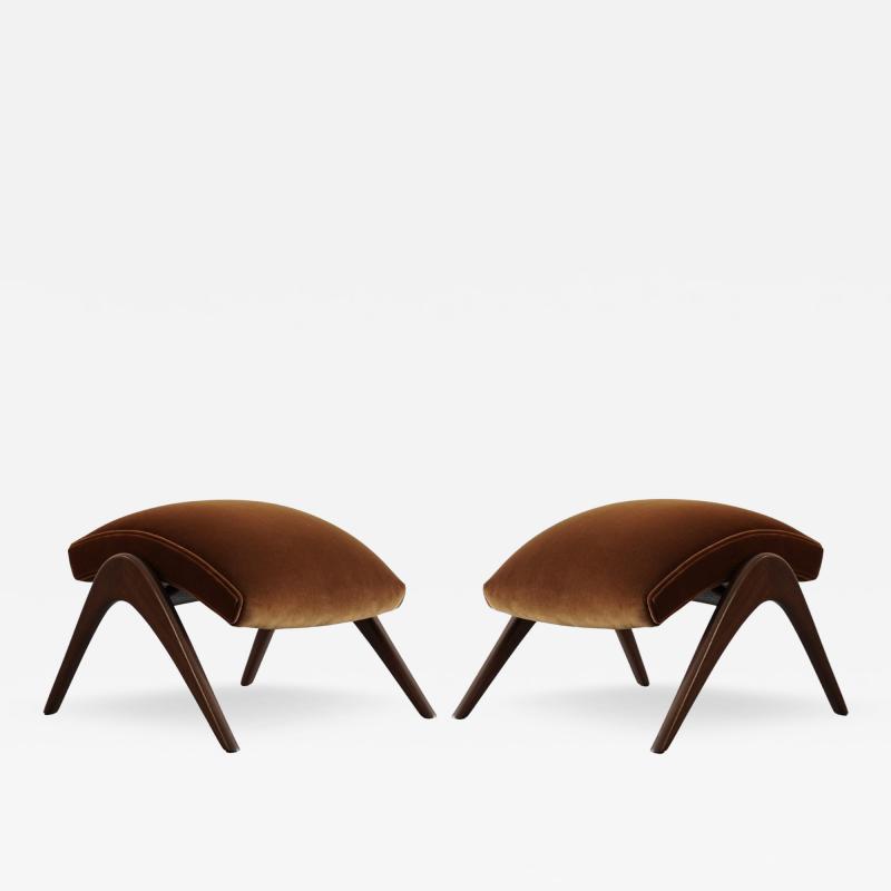 Vladimir Kagan Contour Stools by Vladimir Kagan