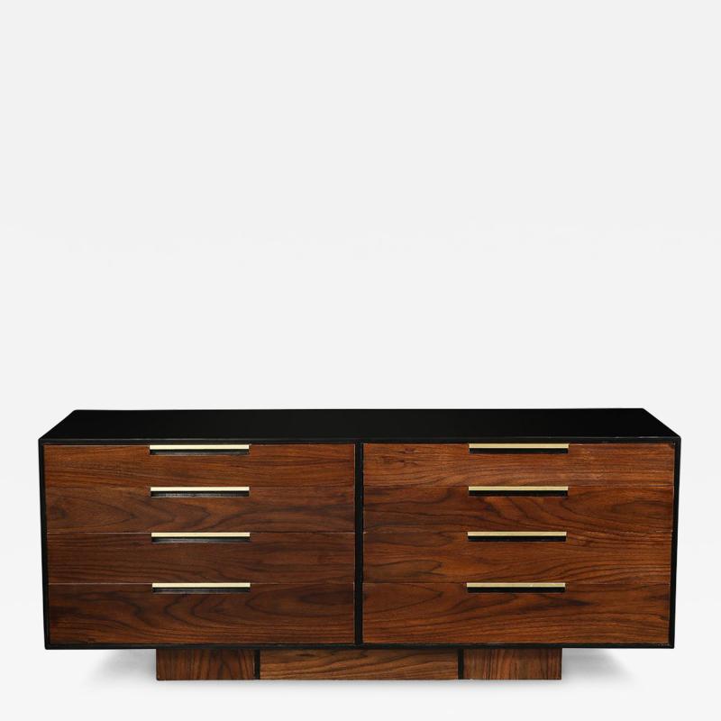 Vladimir Kagan Important Mid Century Vladimir Kagan Rosewood Chest of Drawers w Brass Hardware