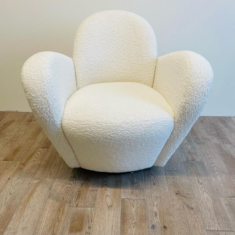 Vladimir Kagan - Mid-Century Modern Kagan Style Swivel / Lounge Chair ...