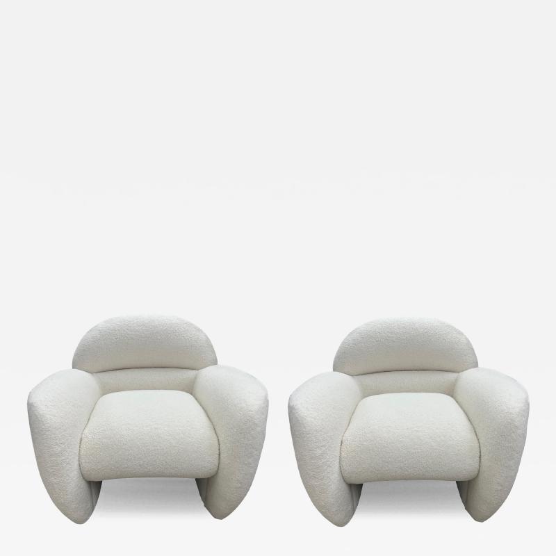 Vladimir Kagan Pair Of Vladimir Kagan Club Chairs