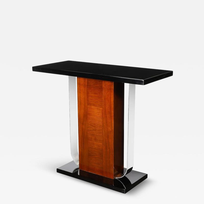 Vladimir Kagan Pair of Documented Off White Inset Tile Vladimir Kagan Nested Side Tables