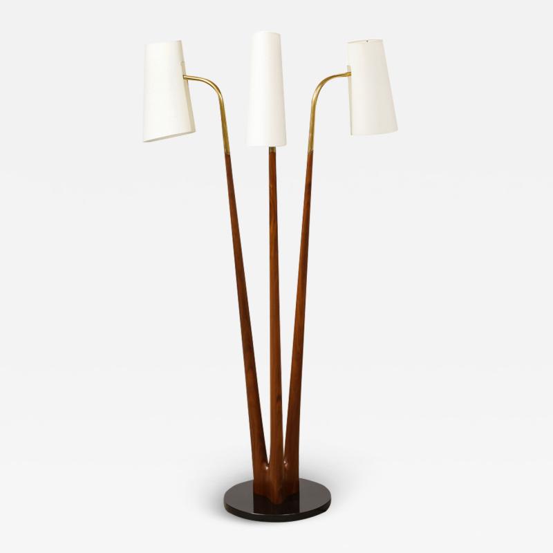 Vladimir Kagan Rare Swan Neck Floor Lamp by Vladimir Kagan