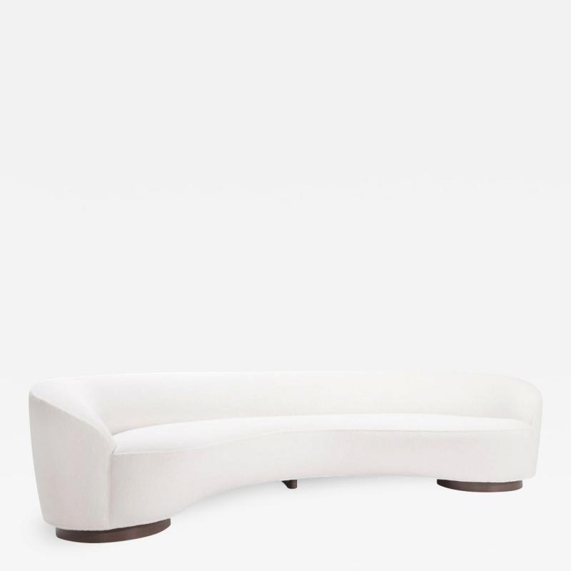 Vladimir Kagan Sloane Sofa in Wool Model 7550