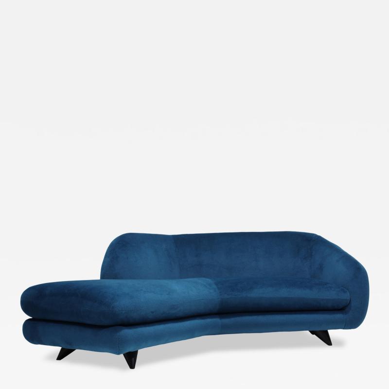 Vladimir Kagan Vladimir Kagan Angle Tangent Chaise Sofa