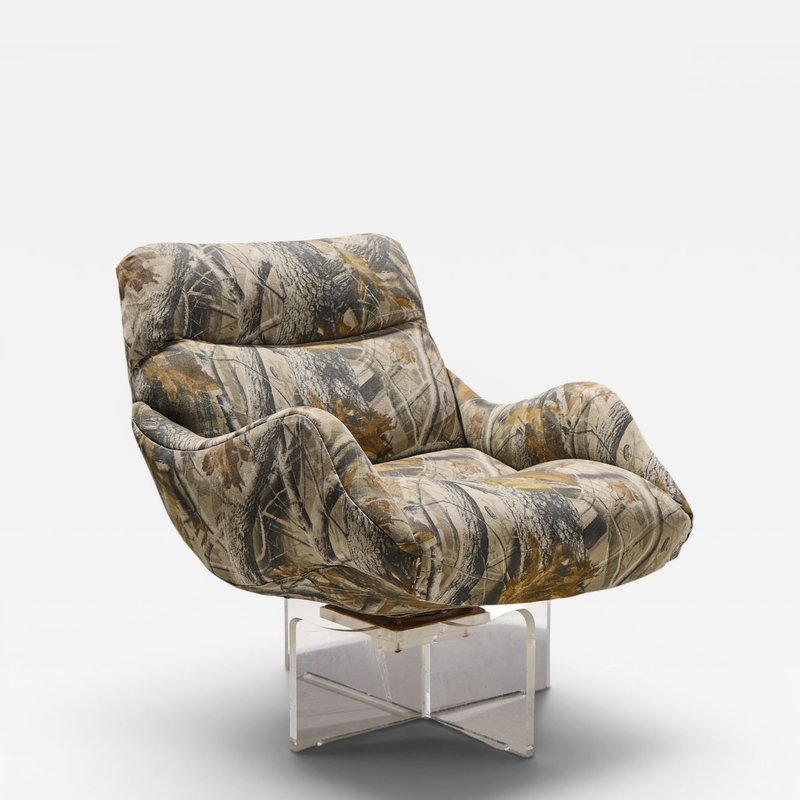Vladimir Kagan Vladimir Kagan Cosmos Mid Century Lucite Lounge Chair