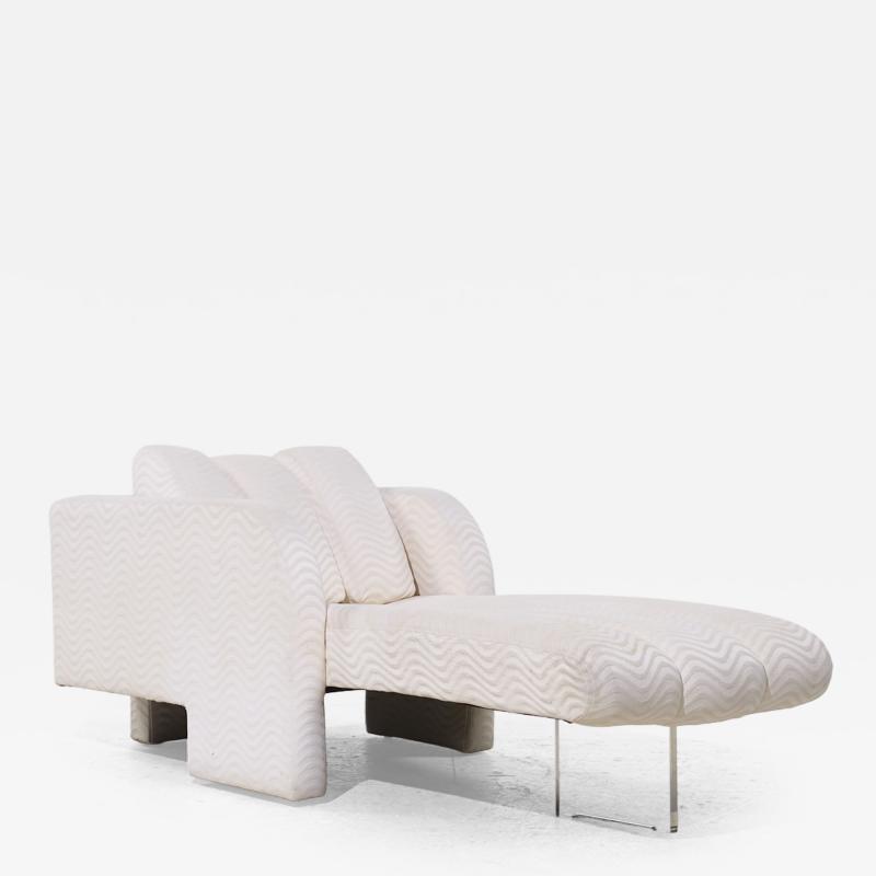 Vladimir Kagan Vladimir Kagan Model 7530 Deco Chaise Lounge Chair