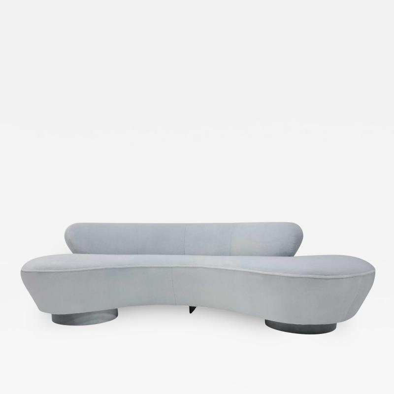 Vladimir Kagan Vladimir Kagan Serpentine Cloud Sofa in Plush Mohair